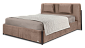 Ліжка Blest Ліжко Славія Wood 200х200 з нішею для білизни - купити в Blest