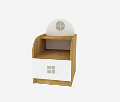 Photo №2 - Amsterdam bedside table white