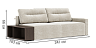 2-3 seaters sofas Blest Santy 3 seater sofa-bed with shelf - buy in Kyiv