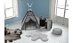 Accessories Carpet Lovely Kids Hippo Grey/Blue - to the living room