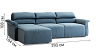 Corner sofas Derby БМXR-АМХR-2Т-БМL - with sleeper