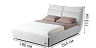 Ліжка Альтеа L16M з нішею для білизни - купити у Києві