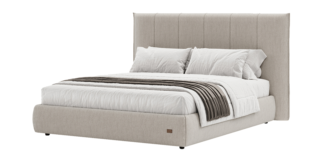 Photo - Monfero bed 160x200 with a niche for linen