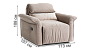 Armchairs and ottomans Derby recliner PK - to the living room