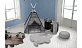 Accessories Carpet Lovely Kids Rabbit Grey/Blue - to the living room