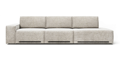 Фото №2 - Диван BL 104 прямий з боковиною - терміналом та декором