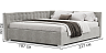 Beds Blest Angely bed 160x200 - wooden