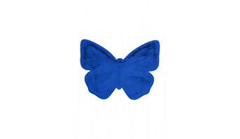 Фото №1 - Ковер Lovely Kids Butterfly Blue