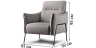 Armchairs and ottomans Siena К1 - buy in Kyiv