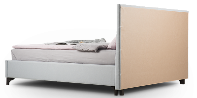 Фото №3 - Ліжко Мішель 160х200 з високими ніжками і нішею для білизни