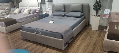 Photo №1 - Slavia Steel 160x200 bed with a niche for linen