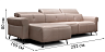 Corner sofas Kadiz BMR-AM-2T-BML - folding