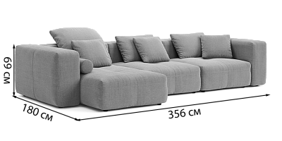 Фото №4 - Диван Більбао кутовий