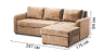 Corner sofas Blest Tuscany corner sofa - to the living room