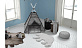 Accessories Carpet Lovely Kids Bear grey/blue - to the living room