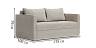 2-3 seaters sofas Blest Quanti 150 Linear Sofa with Narrow Sides - buy in Kyiv