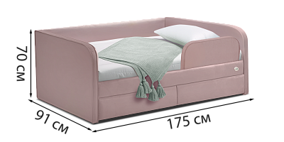 Фото №4 - Ліжко дитяче Be Together! 80х160L з нішею