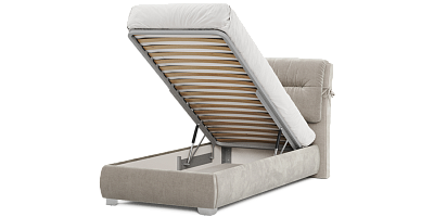 Фото №2 - Ліжко Мілана 90х200 з нішею для білизни