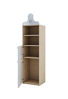 Photo №2 - Children's wardrobe-house Amsterdam with shelves A-02
