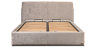 Ліжка Blest Ліжко Славія Steel з нішею для білизни L20 - купити в Blest