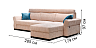 Corner sofas Murphy БMR/2T-AML/БMAL - folding
