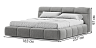 Beds Blest Solomia Plus 140x200 bed - wooden