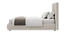 Beds Individual premium Monfero bed 160x200 with a niche for linen - to the living room