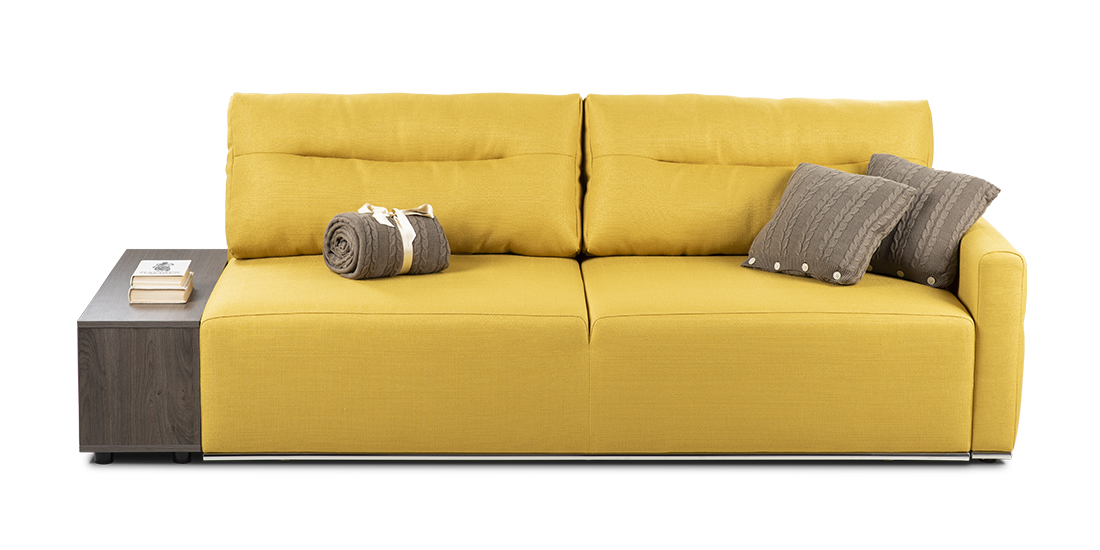 Photo - Santi straight sofa with shelf