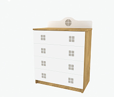 Photo №1 - Chest of drawers for children Amsterdam White Ak-01