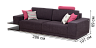 2-3 seaters sofas Blest Sofa BL 102 straight with shelf - to the living room