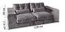 Individual premium sofas Alicante New sofa straight - to the living room