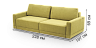 2-3 seaters sofas Blest Sofa BL 102 straight with narrow sides - to the living room