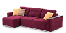 Corner sofas Blest Santi corner sofa with laminated side - buy in Blest