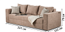2-3 seaters sofas Blest Sofa Quanti straight with narrow sides - to the living room