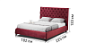 Beds Blest Bed Beatrice 160x200 with high legs - buy in Kyiv