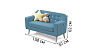 Children's sofas and armchairs Blest Kids Children's sofa Be Happy! - buy in Kyiv