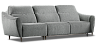 Individual premium sofas Naron straight sofa with recliner - for home