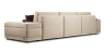 Corner sofas Blest Corner sofa BL 103 with pouf-side - with sleeper