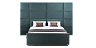 Ліжка Blest Ліжко Шерон 180х200 з нішею для білизни та стіновими панелями - купити у Києві