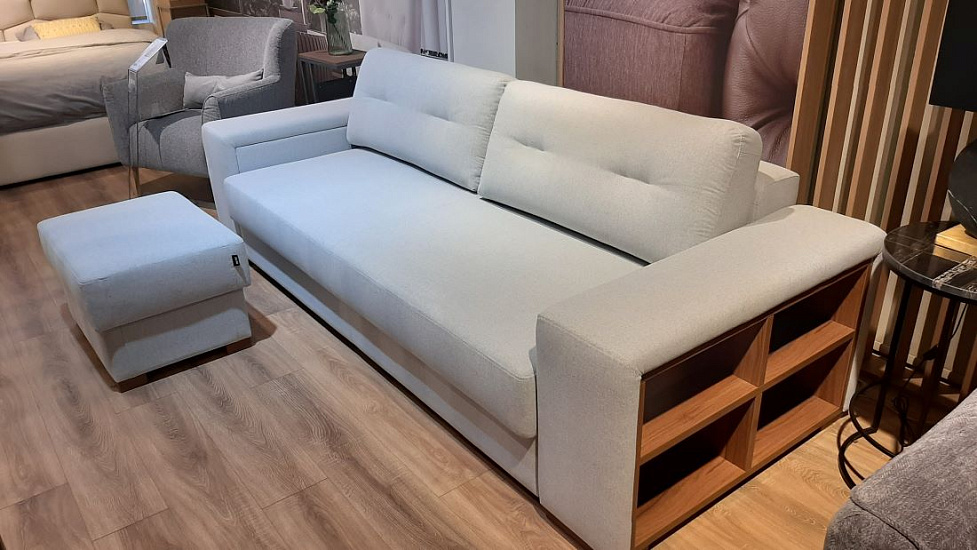 Photo - Barry M straight sofa with shelf