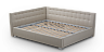 Beds Blest Angeli 120x200 bed with a niche for linen - wooden