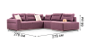 Sectionals Blest Santi modular sofa - to the living room