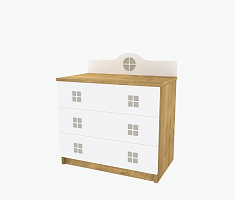 Photo №1 - Chest of drawers for children Amsterdam White Ak-02