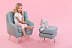 Children's sofas and armchairs Blest Kids Children's chair Be Happy! - buy in Kyiv