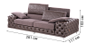 Individual premium sofas Zaragoza straight sofa - factory