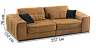 Individual premium sofas Sofa Almeria New straight - factory