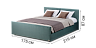 Ліжка Blest Ліжко Шерон 160х200 з нішею для білизни - купити у Києві