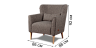 Individual premium armchairs Porto armchair - factory