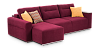 Corner sofas Blest Santi corner sofa with laminated side - folding