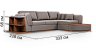 Sectionals Blest Softie modular sofa with shelves and table - buy in Blest